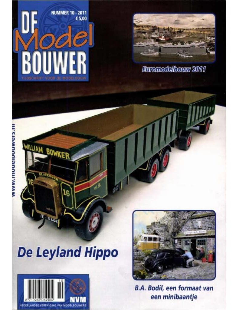 De Modelbouwer 95.11.010 Jaargang "De Modelbouwer" Editie : 11.010 (PDF)