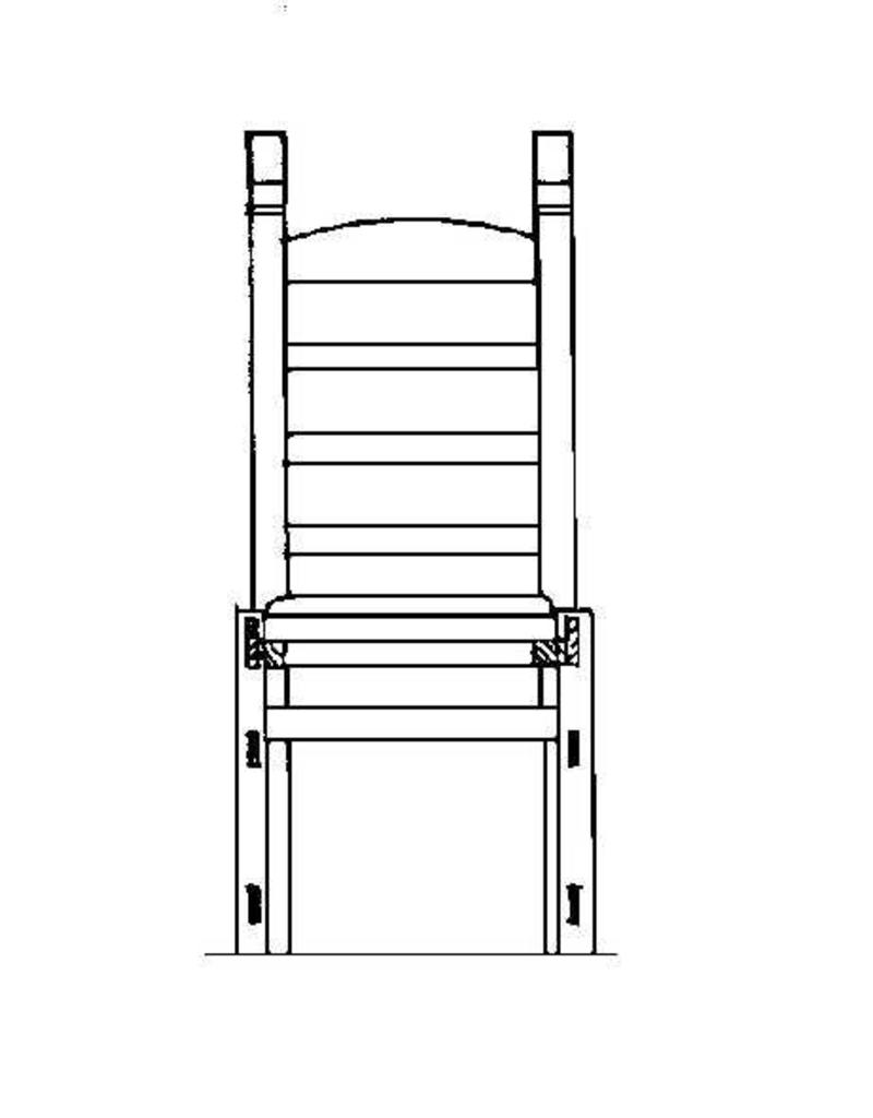 NVM 40.33.003 Stuhl mit quadratischen Beinen