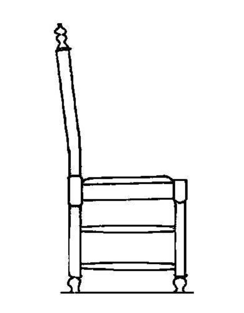 MBT 40.33.005 chair with round legs and knobs