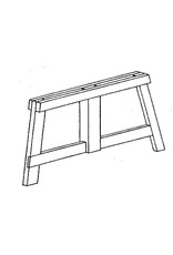 MBT Opklapbare tafel - Bouwtekening Schaal 1 : 12 (40.33.017)