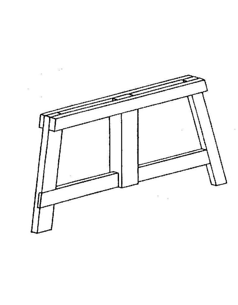 MBT Opklapbare tafel - Bouwtekening Schaal 1 : 12 (40.33.017)