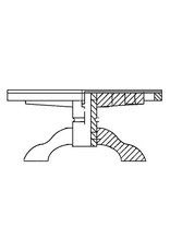 NVM 40.33.018 salontafel (blank)eiken