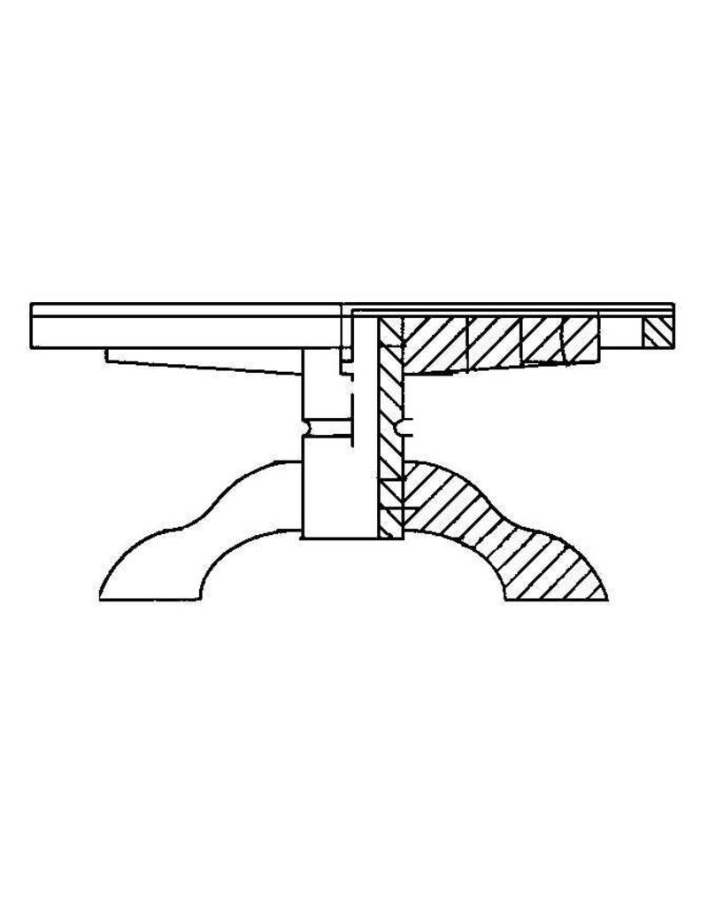 NVM 40.33.018 salontafel (blank)eiken