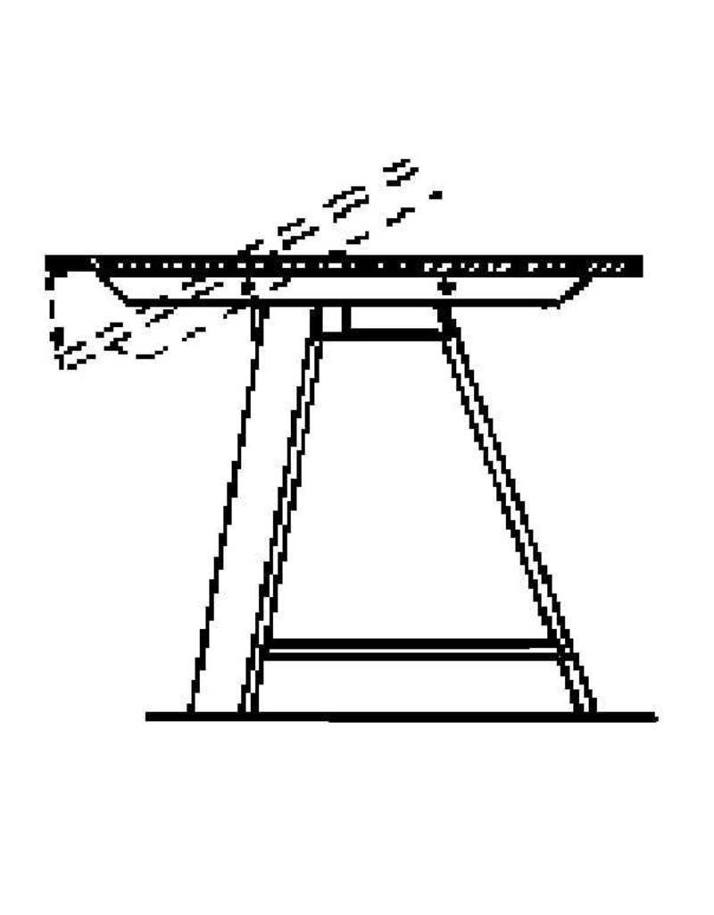 MBT Ronde klaptafel - Bouwtekening Schaal 1 : 12 (40.33.019)