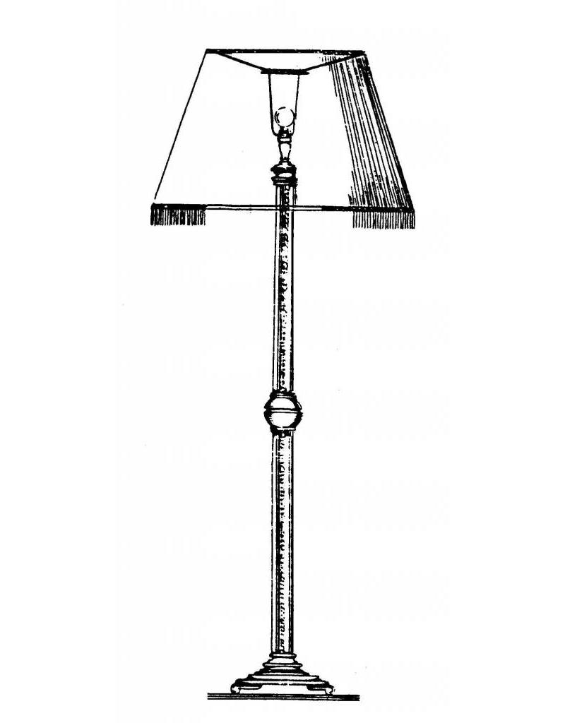 MBT Staande lamp (1934) - Bouwtekening Schaal 1 : 12 (40.33.026)