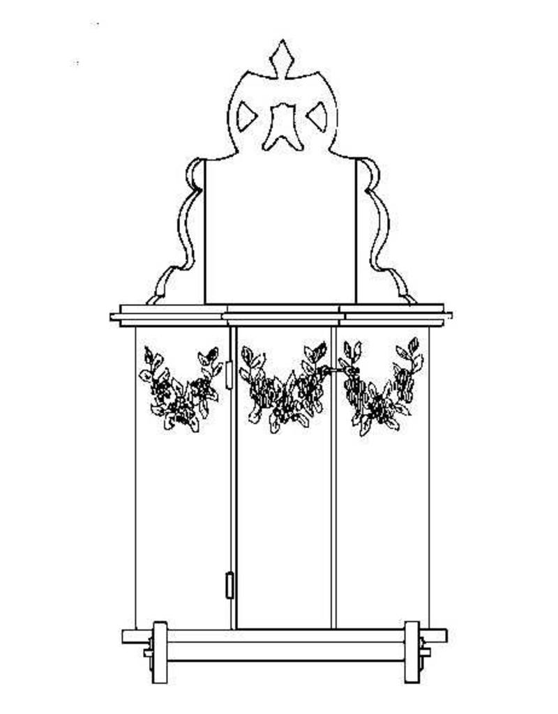 MBT 40.33.027 high chair from Marken (approx. 1875)
