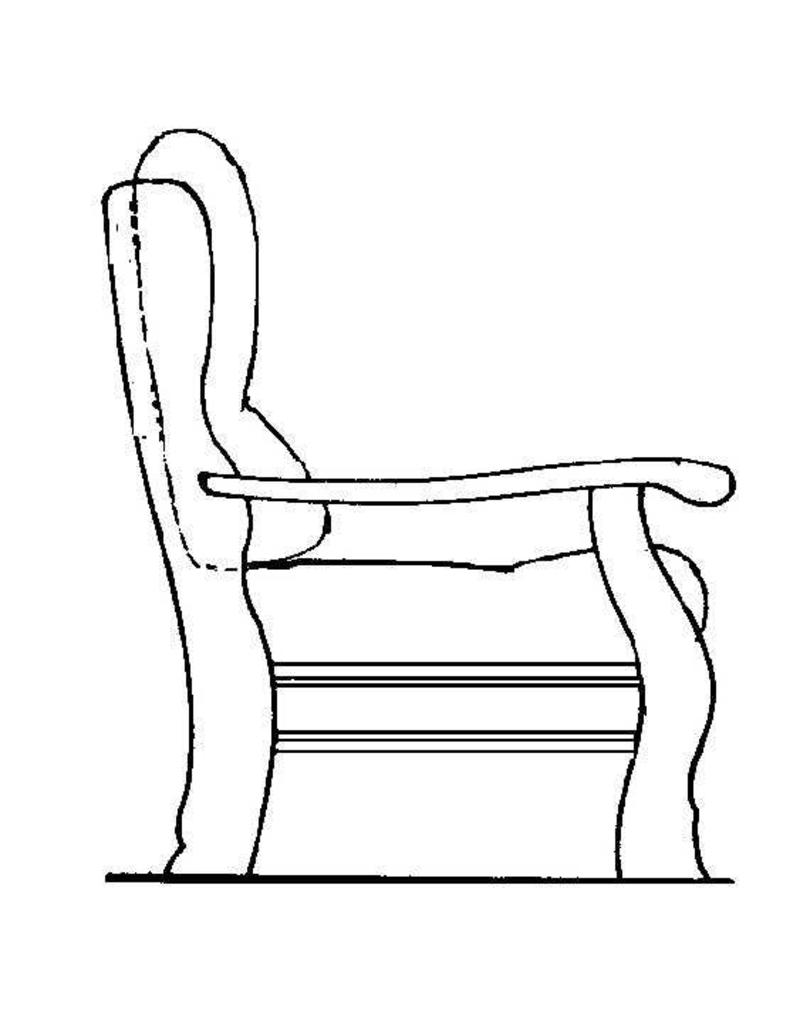 NVM 40.33.043 fauteuil, naar "Oisterwijk"