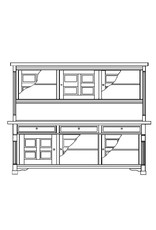 NVM 40.34.006 Eiche Esszimmer Schrank