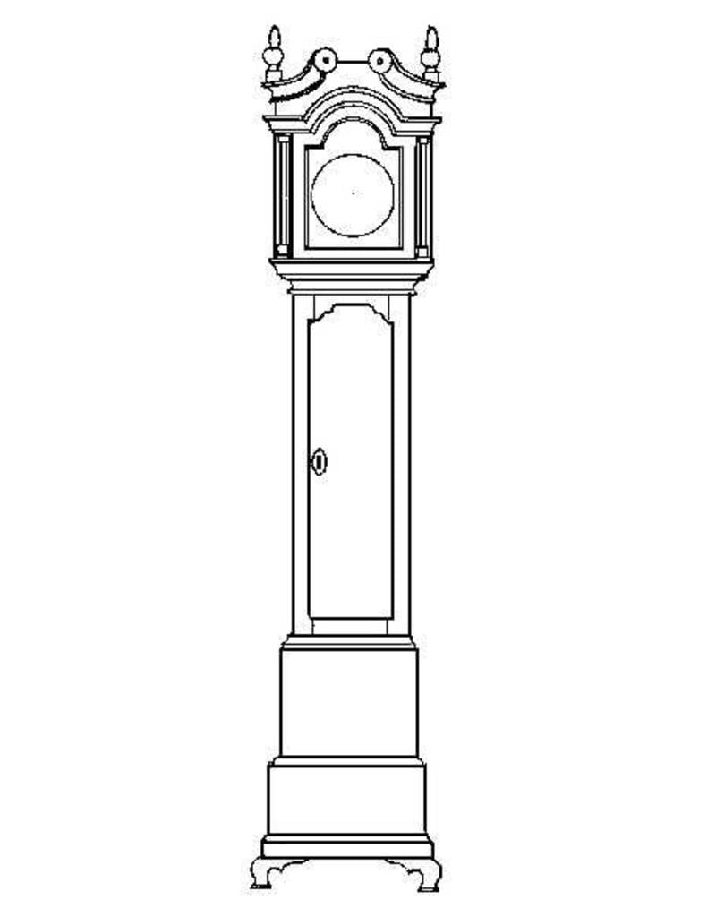 MBT 40.34.013 staand horloge
