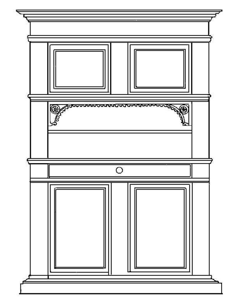 NVM 40.34.018 Zaanse Sideboard