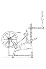 MBT 40.35.002 Brabants spinnewiel