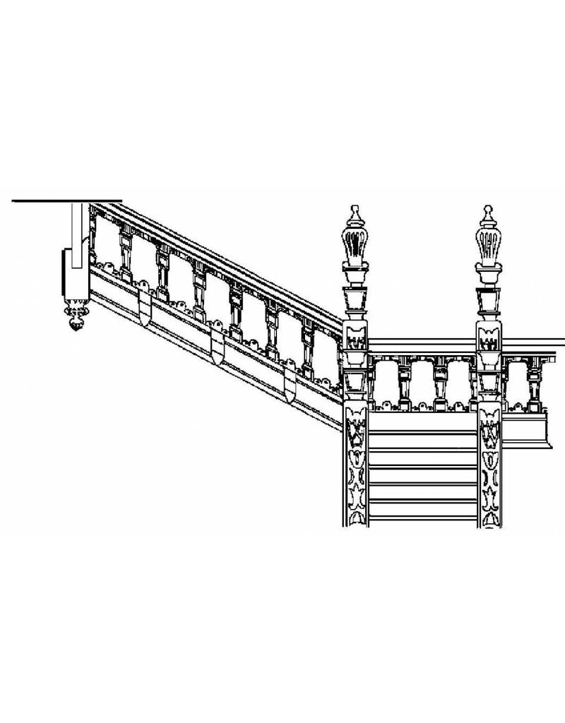 MBT Trappenhuis (1710) - Bouwtekening Schaal 1 : 12 (40.35.013)