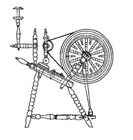 NVM 40.35.014 spinning wheel from Staphorst