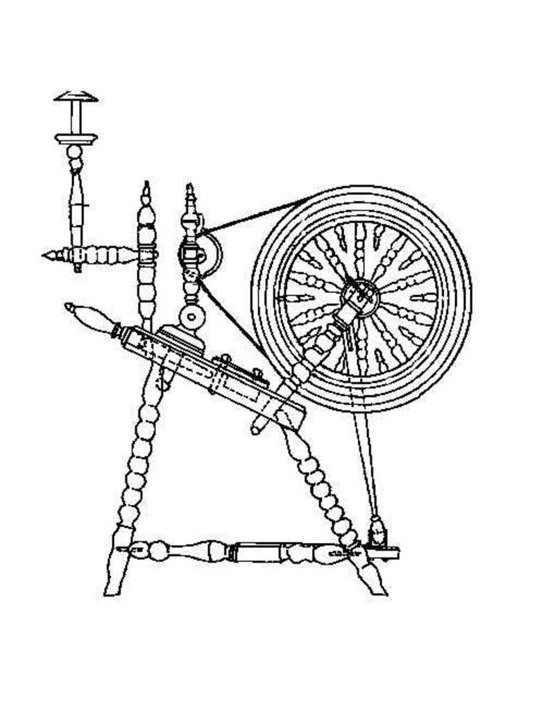 NVM 40.35.014 Spinnrad aus Staphorst