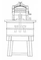 MBT Handwasmachine - Bouwtekening Schaal 1 : 8 (40.35.018)