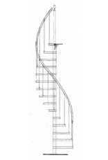 NVM 40.35.032 Offene Wendeltreppe für Puppenhaus