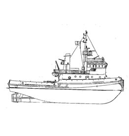 MBT 16.14.017 coastal/harbour tug MV Damascus (1978)