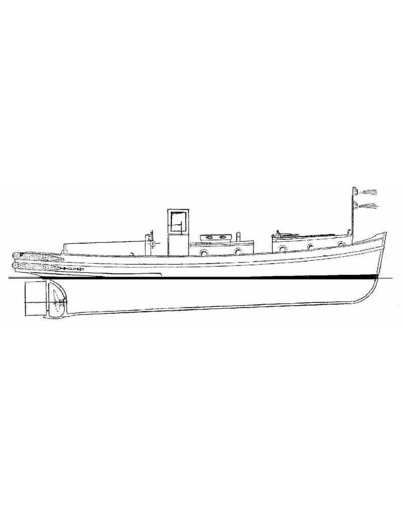 MBT 16.14.019 motorsleepboot voor Stadsreininging Amsterdam van 14 m. ( "Amsterdammertje") (1959)