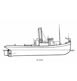 MBT 16.14.053 river tugboat ss Frans (1930) - F. Heijlaerts, Dordrecht