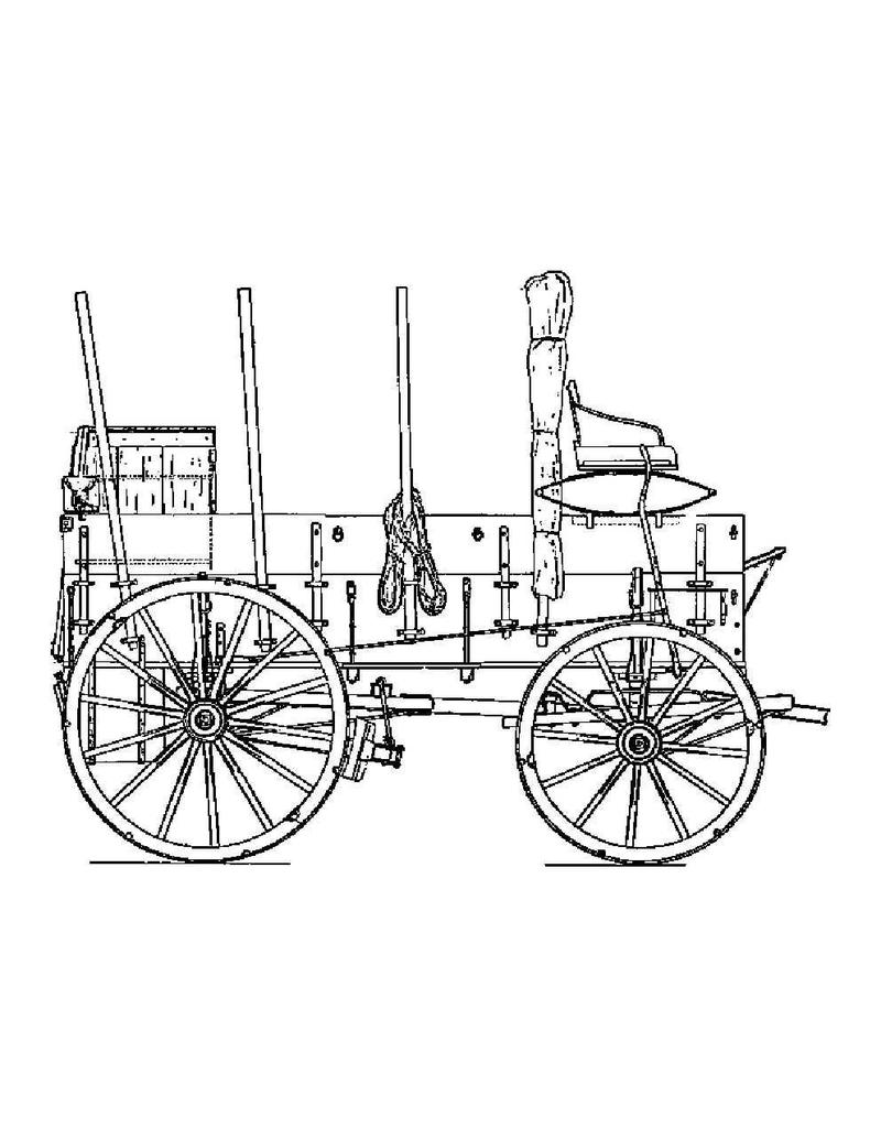 MBT Amerikaanse keukenwagen - Bouwtekening Schaal 1 : 8 (40.38.016)