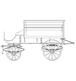 MBT Kleine groentenwagen - Bouwtekening Schaal 1 : 10 (40.38.028)
