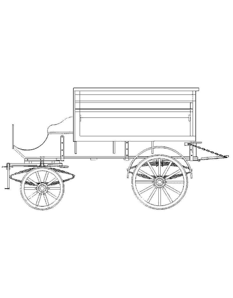 MBT Kleine groentenwagen - Bouwtekening Schaal 1 : 10 (40.38.028)