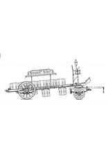 MBT Brand's bierwagen - Bouwtekening Schaal 1 : 8 (40.38.031)