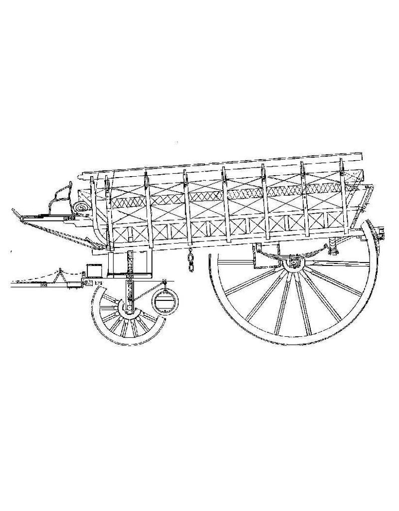 MBT Argentinischer Baumwollwagen ?840 - Bauzeichnung Maßstab 1 : 20 (40.38.034)