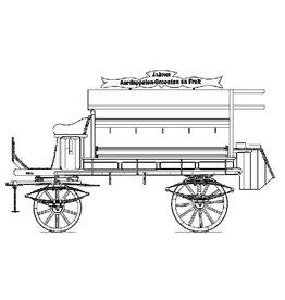 MBT Groentenwagen uit Blaricum - Bouwtekening Schaal 1 : 8 (40.38.035)