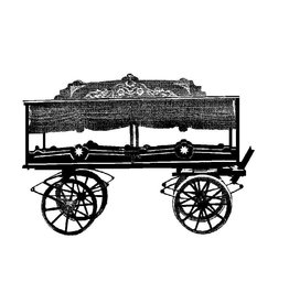 NVM 40.38.040 handgezeichneten Leichenwagen von Aalsmeer