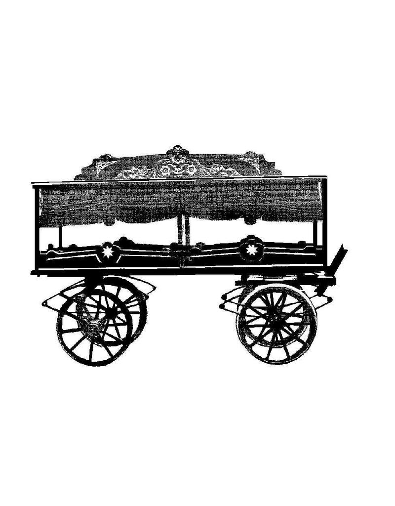 MBT Handgetrokken lijkwagen uit Aalsmeer - Bouwtekening Schaal 1 : 10 (40.38.040)