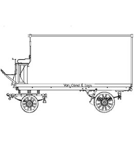 MBT Firmenwagen "van Gend en Loos" - Bauzeichnung Maßstab 1 : 8 (40.38.041)
