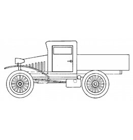 MBT Vrachtauto anno 1930 - Bouwtekening Schaal 1 : N/A (40.38.050)