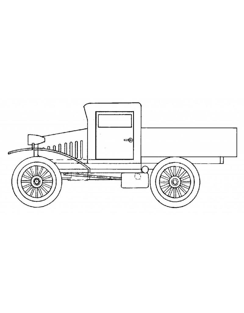 MBT Vrachtauto anno 1930 - Bouwtekening Schaal 1 : N/A (40.38.050)