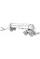MBT Dubbelgestuurde bomenwagen uit Oostenrijk - Bouwtekening Schaal 1 : 8 (40.38.051)