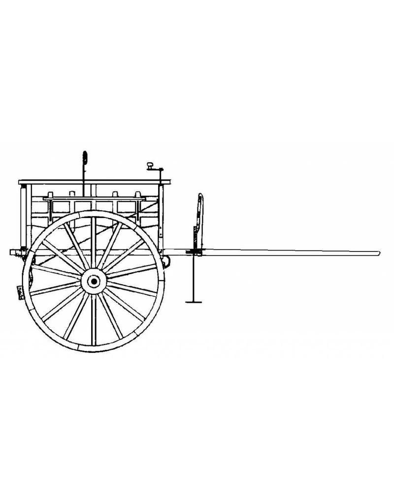 MBT Franse melkwagen - Bouwtekening Schaal 1 : 8 (40.38.053)