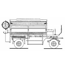 MBT Groninger Gemüsewagen - Bauzeichnung Maßstab 1 : 8 (40.38.055)