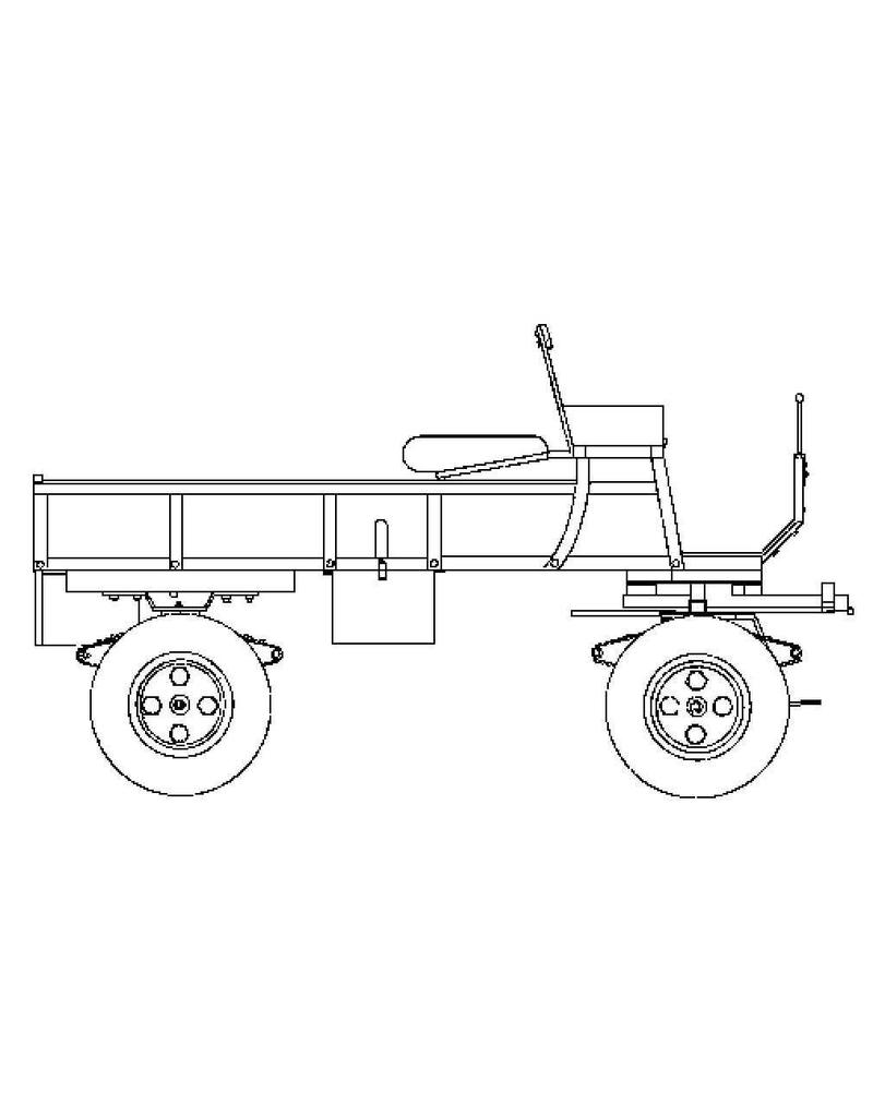 MBT Melkventerswagen - Bouwtekening Schaal 1 : 8 (40.38.059)