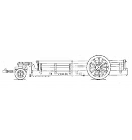 MBT Natiewagen oder Antwerpener Schlepperwagen - Bauzeichnung Maßstab 1 : 8 (40.38.066)