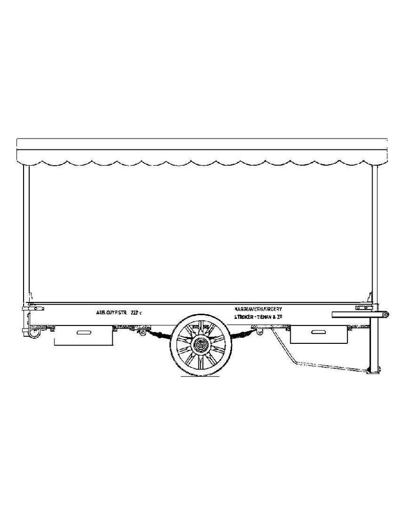 MBT Marktkraamkar - Bouwtekening Schaal 1 : 8 (40.39.011)