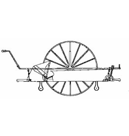 MBT Handkrankenwagen anno 1880 - Bauzeichnung Maßstab 1 : 8 (40.39.037)