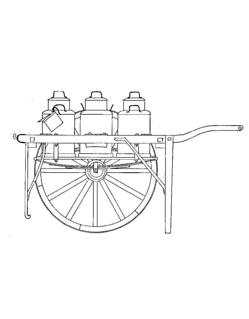 MBT Melkhandkar" De Weistaar" - Bouwtekening Schaal 1 : 8 (40.39.038)