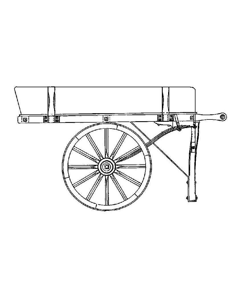 MBT Handkar naar Engels model - Bouwtekening Schaal 1 : 8 (40.39.056)