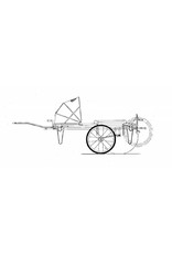 MBT Rode Kruis brancard achter een fiets - Bouwtekening Schaal 1 : 8 (40.39.067)