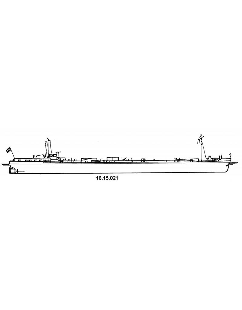 NVM 16.15.021 Tanker ms Europe 2127 Tonnen (1970) - Fongers-Korsten-Schiedam und Dordrecht