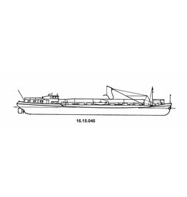 MBT 16.15.045 tankschip ms Volendam, Veendam 430 ton (1958) - VT
