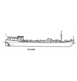 NVM 16.15.052 Tanker Juliana ms 200 Tonnen (1954)
