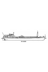 MBT 16.15.053 tanker ms Johanna 170 tons (1955) with separate tank