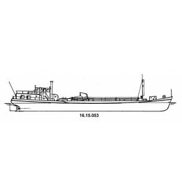 NVM 16.15.053 tankschip ms Johanna 170 ton (1955) met losse tank