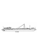 MBT 16.15.054 Tankschiff ms Vriezenveen 500 Tonnen (1951) - VT